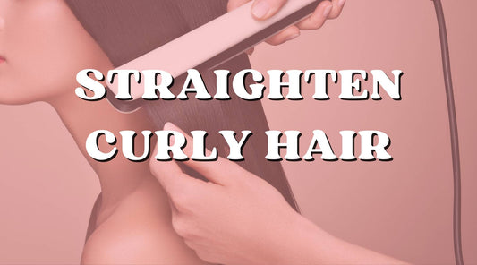 straightening curly extensions 101