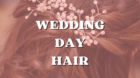 wedding day hair