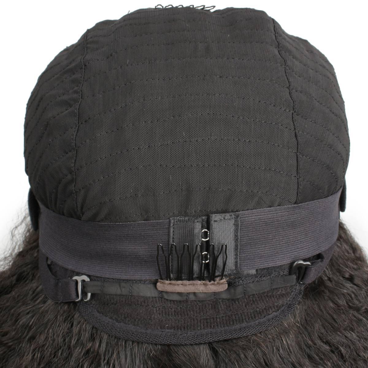 Kinky Straight 2x6 HD Lace Closure 100% Human Hair Glueless Wig - Private Label