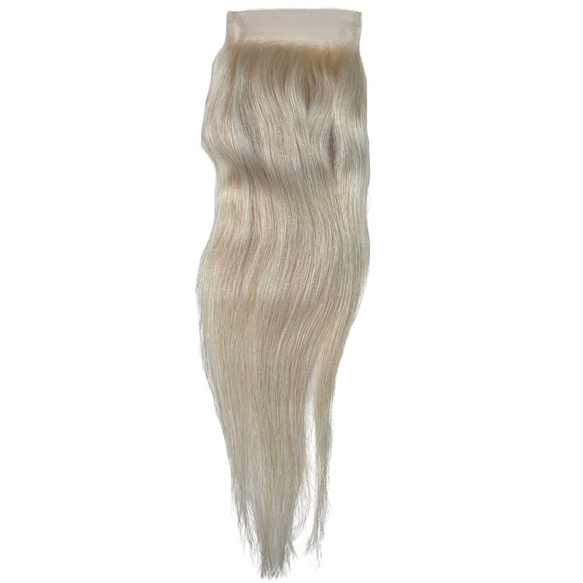 Blonde Straight 4x4 Transparent Lace Human Hair Closure SALE - Private Label