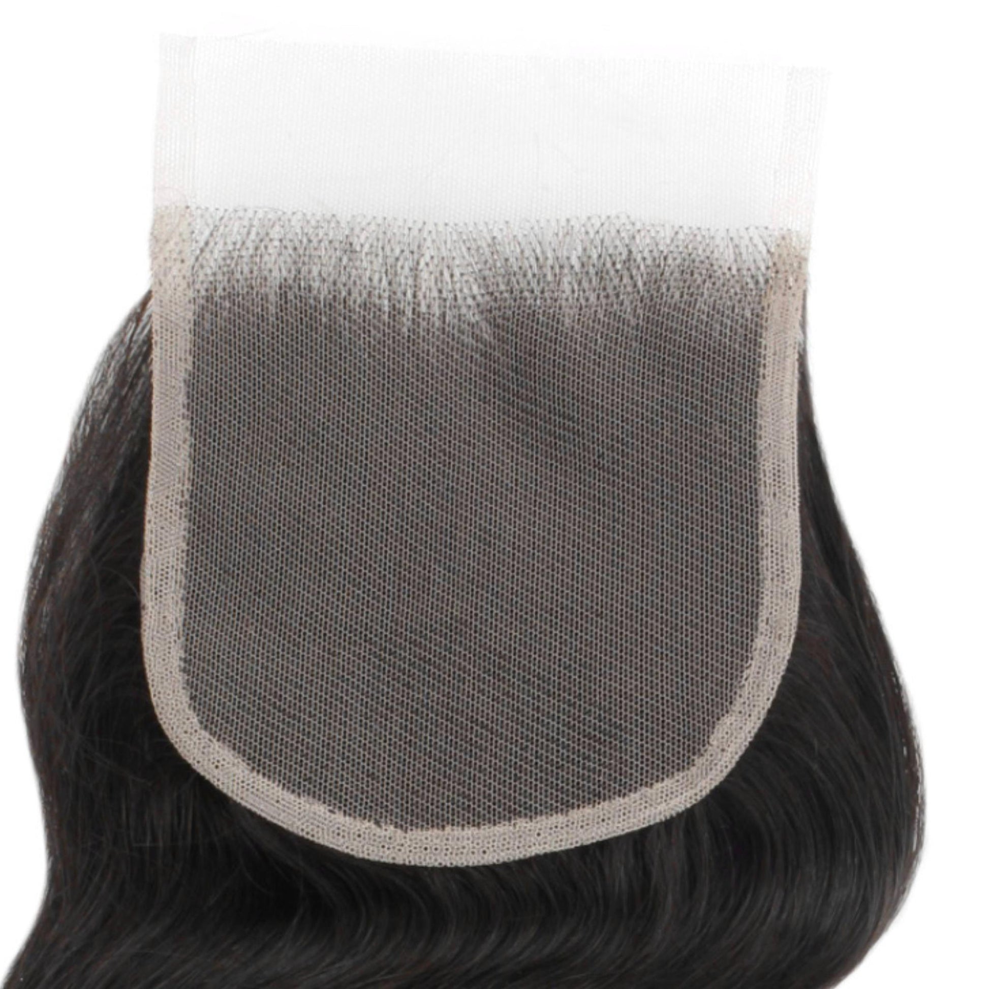 4x4 body wave transparent closure