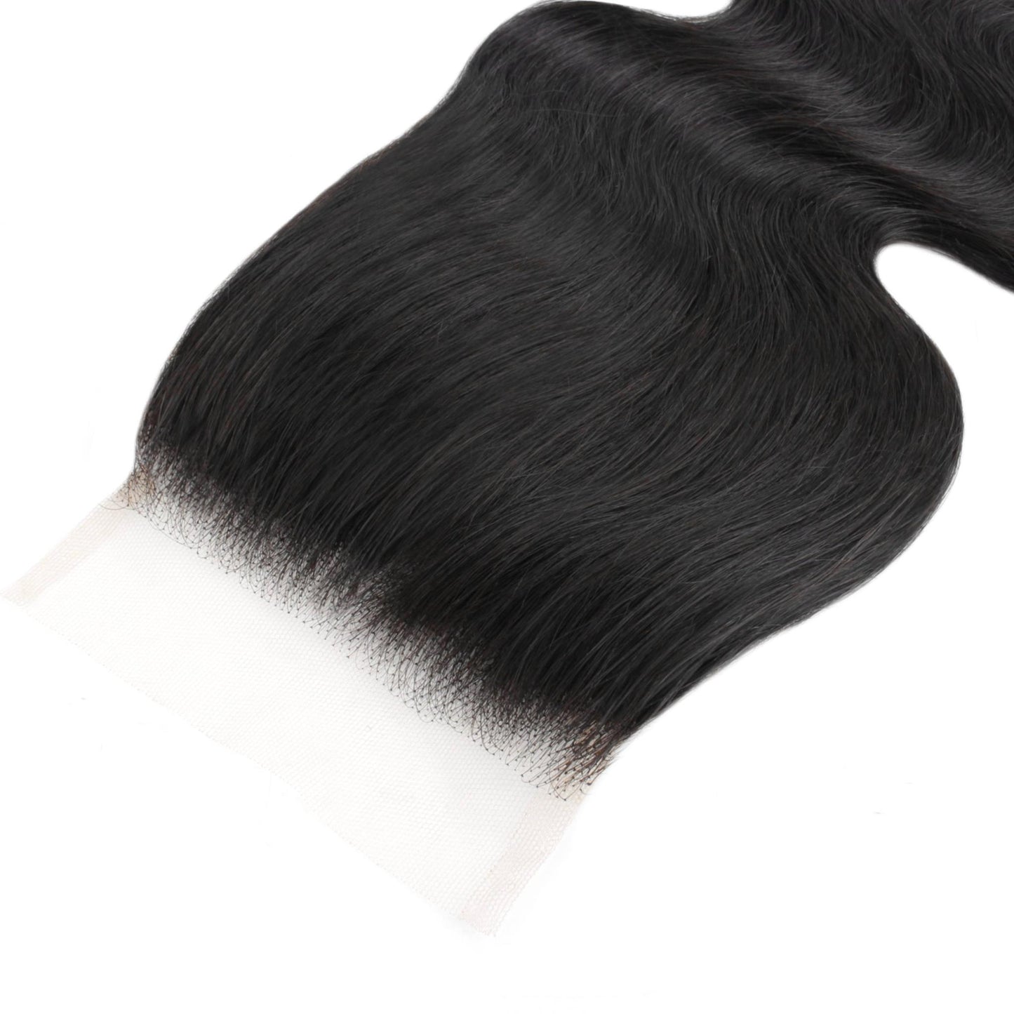 4x4 transparent body wave lace