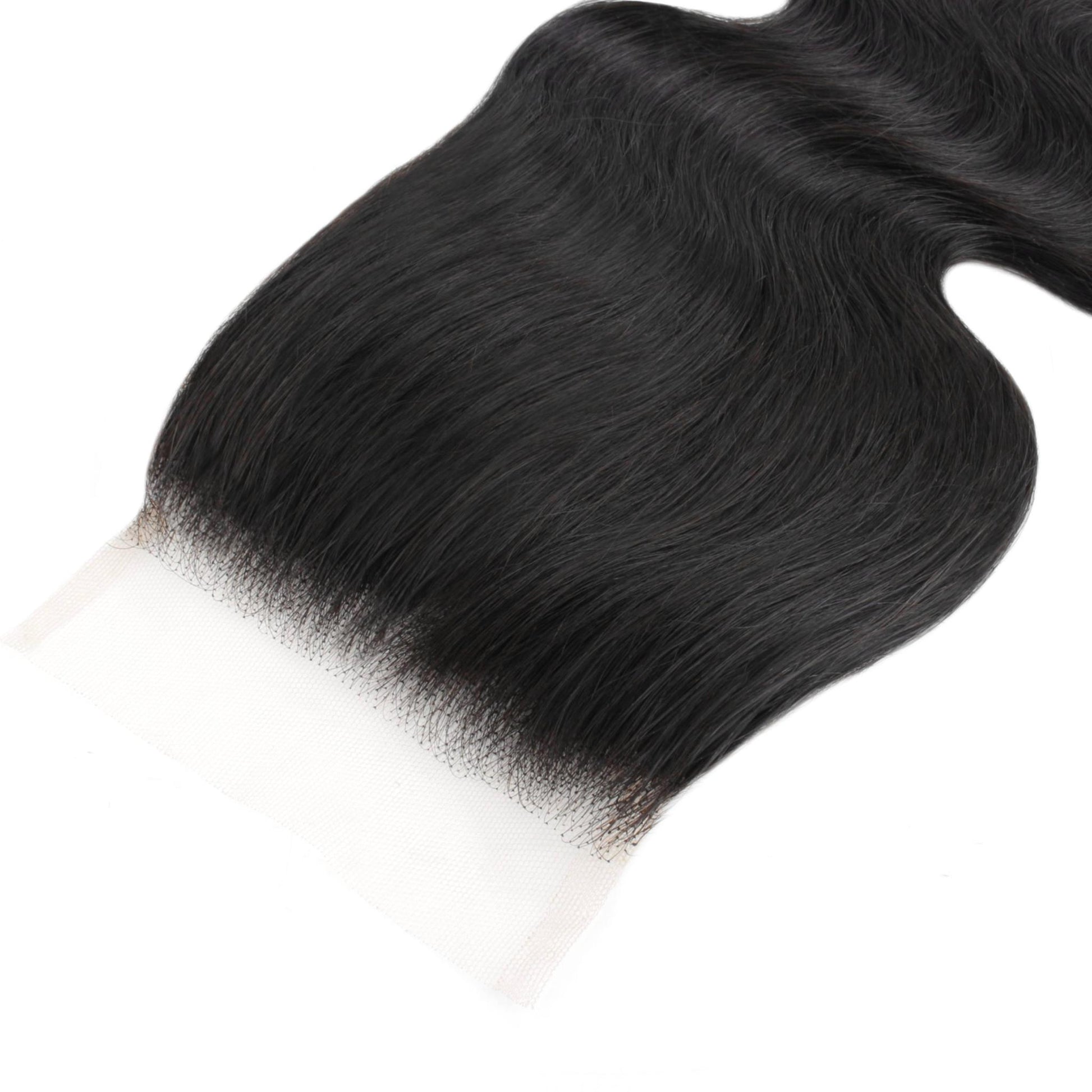 4x4 transparent body wave lace