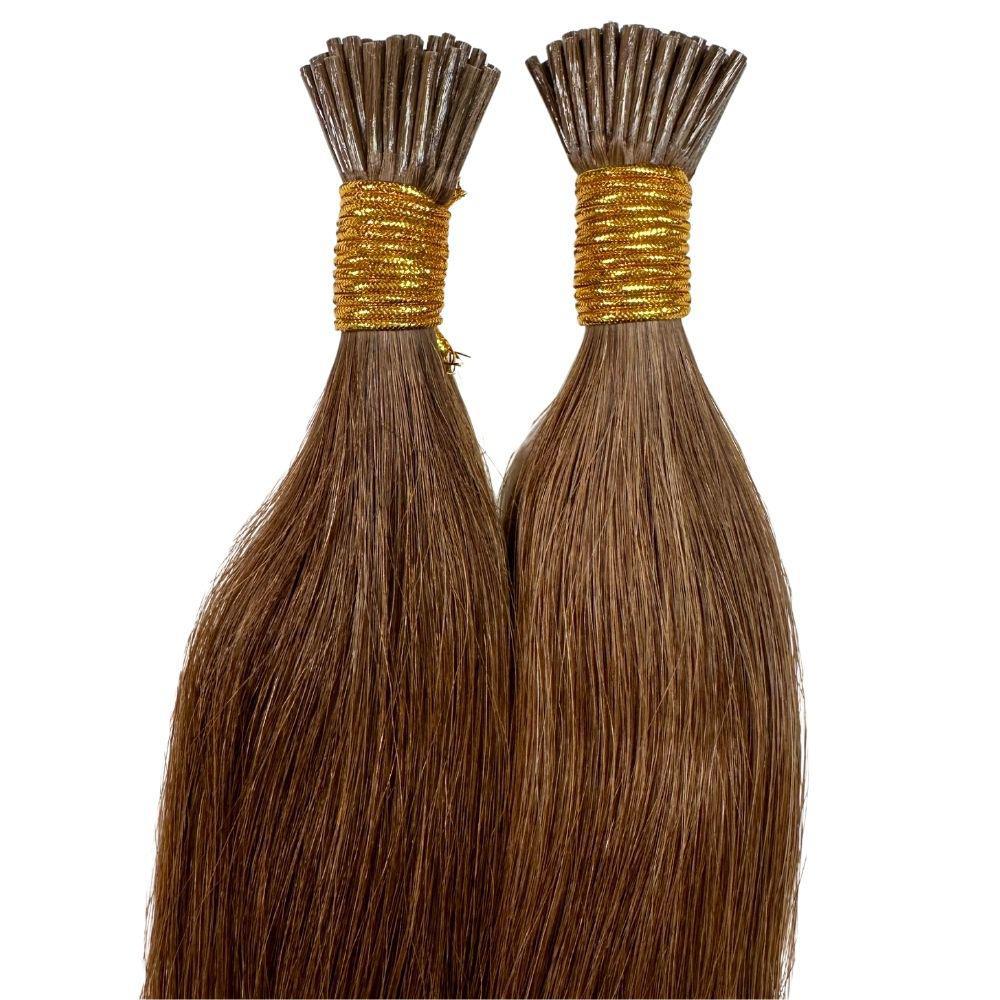 Medium Brown Straight I-Tip