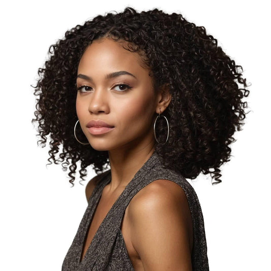 Kinky Curly Clip-In 100% Human Hair Extensions