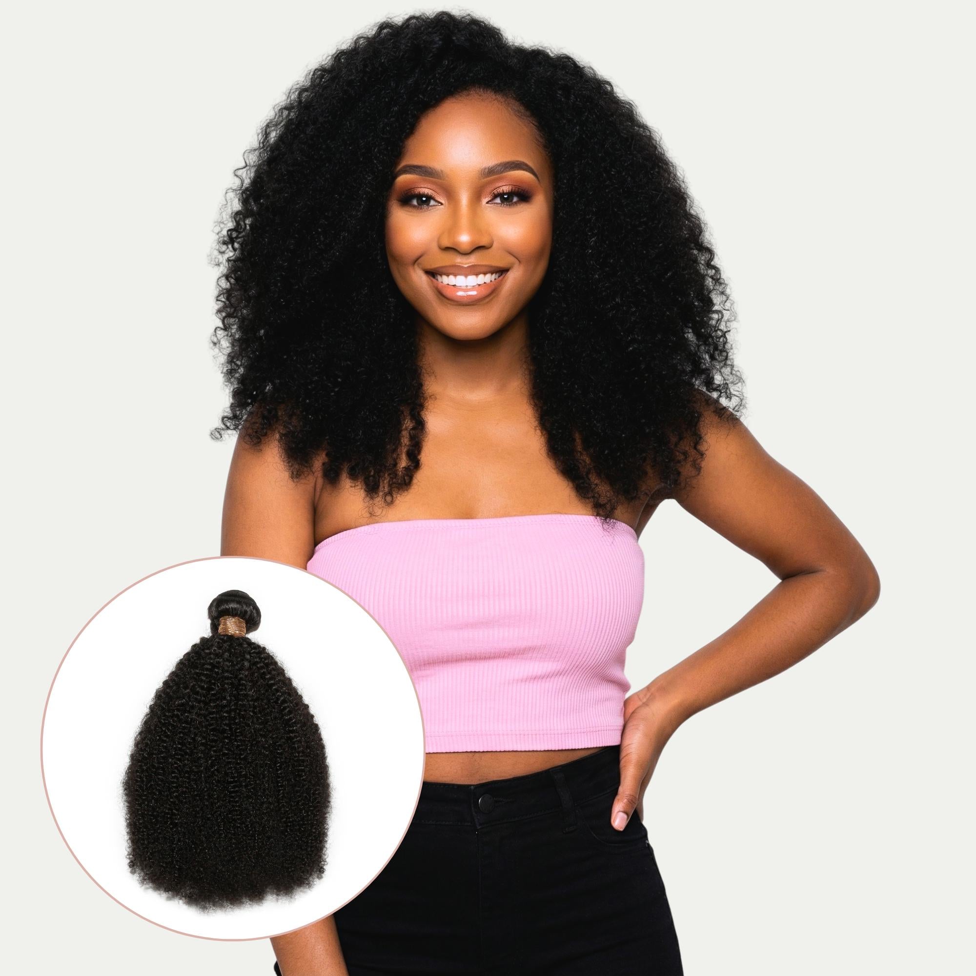 Brazilian Afro Kinky Extensions | Virgin 4C Textured Hair 