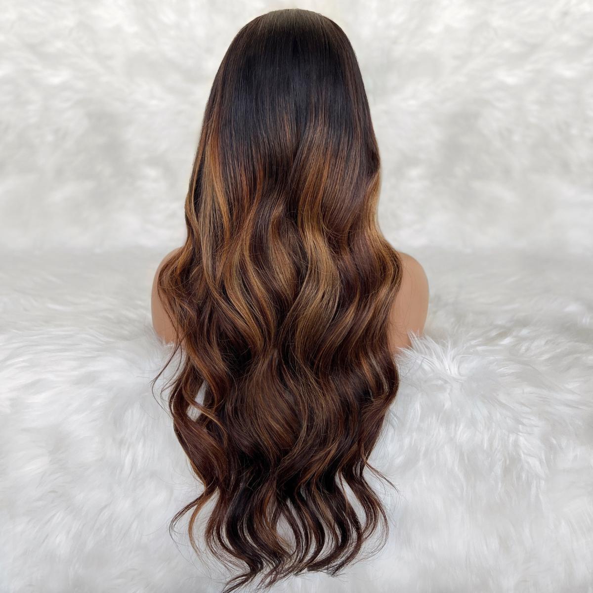 Ava Glueless 5x5 HD Closure Wig back