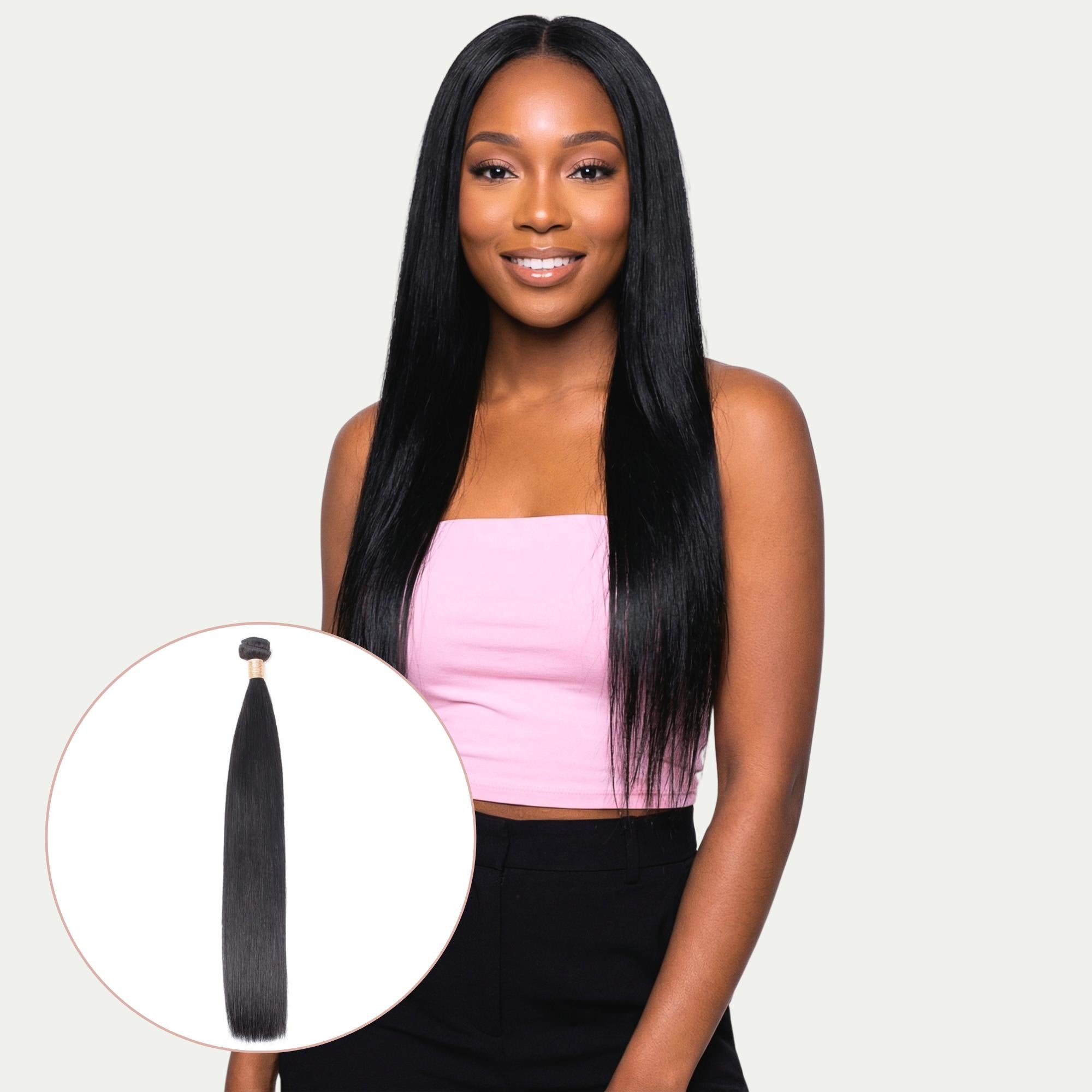 Brazilian Silky Straight Bundles | Top-Quality Sew-in Hair 