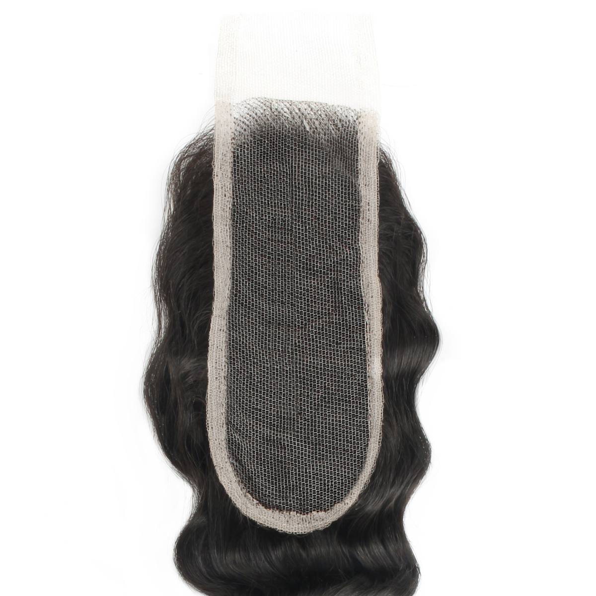 Deep Wave 2x6 Transparent Human Hair Closure