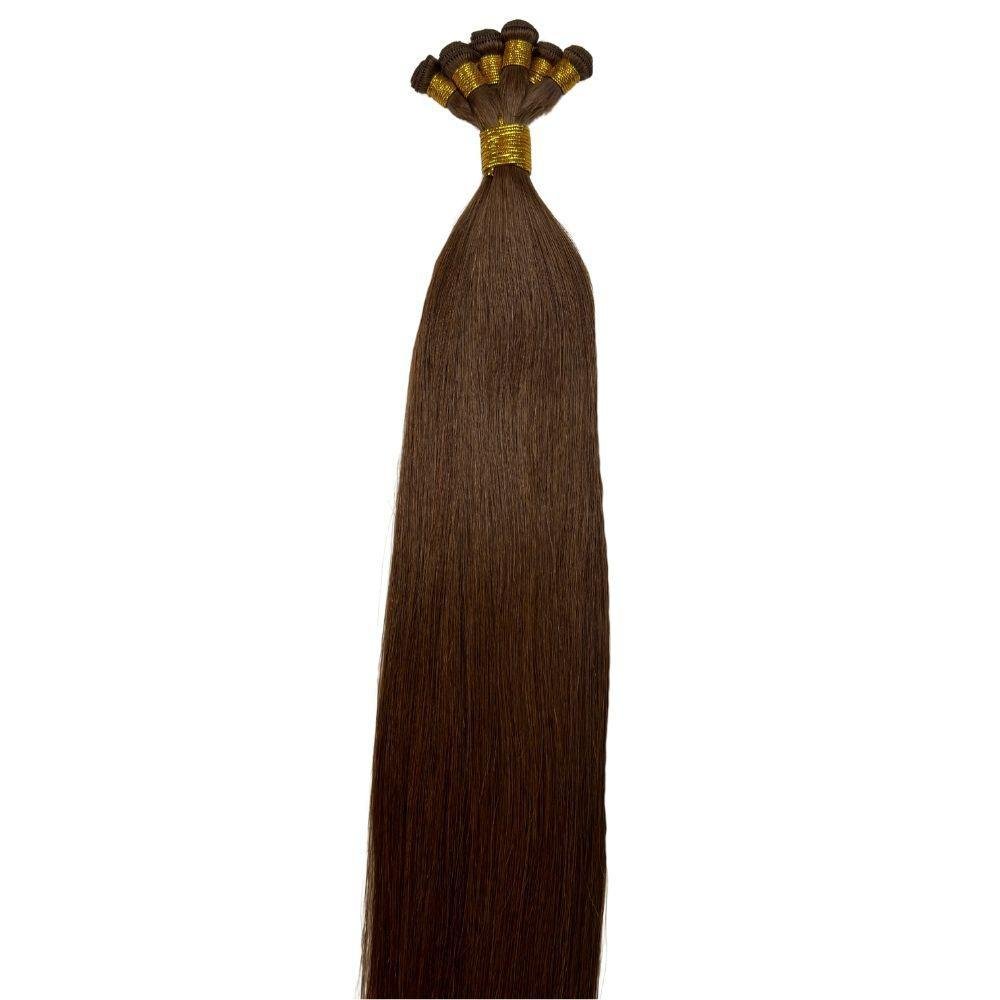 Medium Brown Straight Handtied Wefts - Private Label