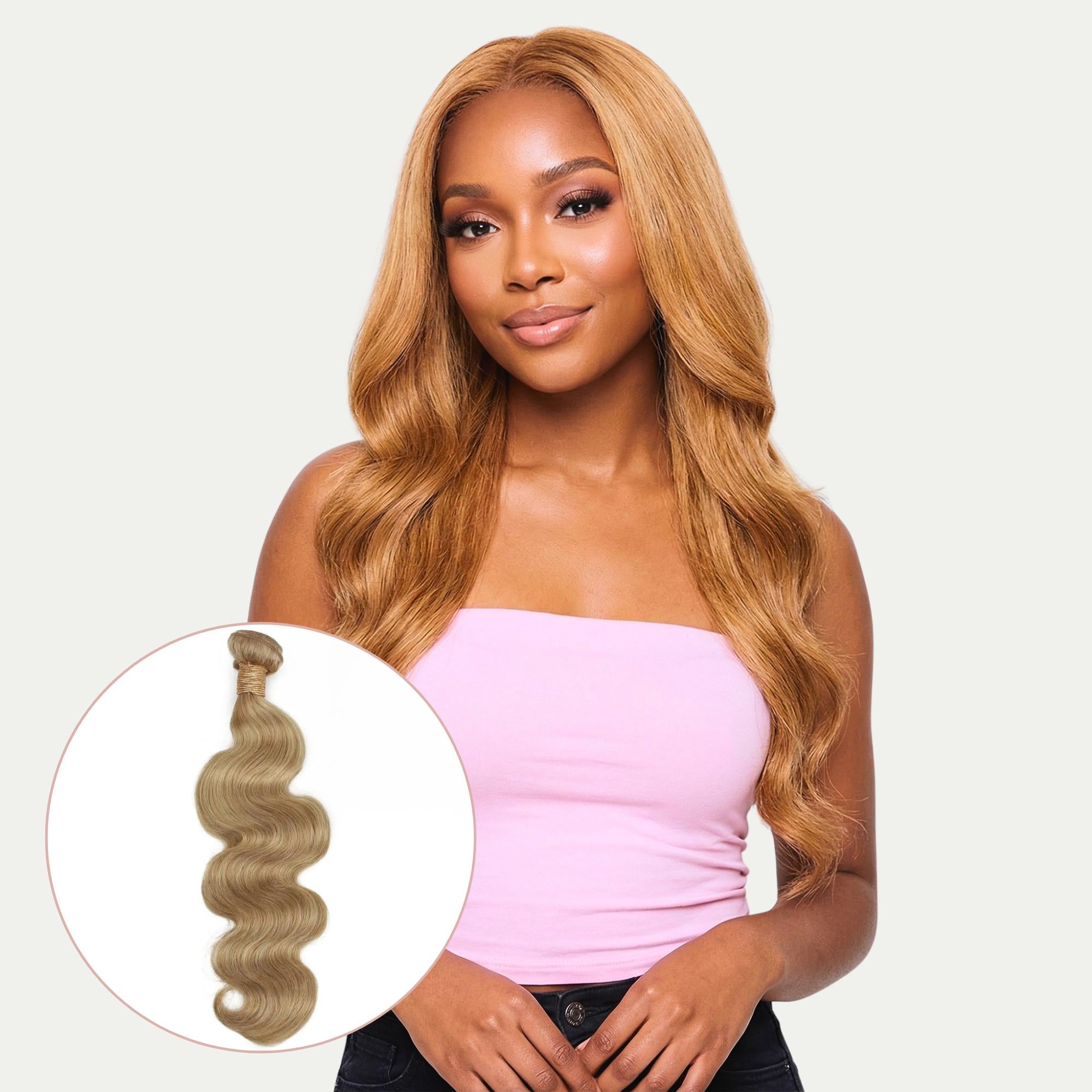 Honey Blonde Body Wave 100% Human Hair Bundles – Private Label display picture 1