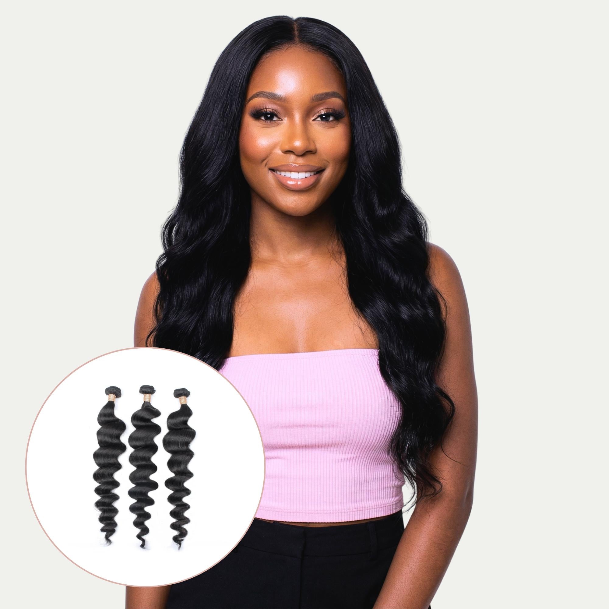 Black Wavy Hair Accessories Bundle Aasha main image 3