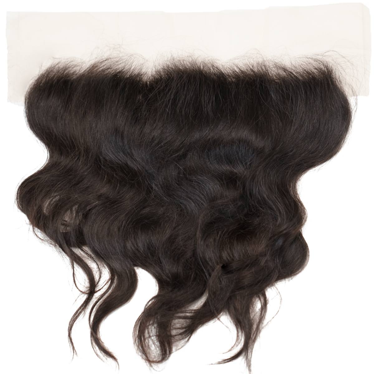Raw Indian Wavy 13x4 Transparent Frontal