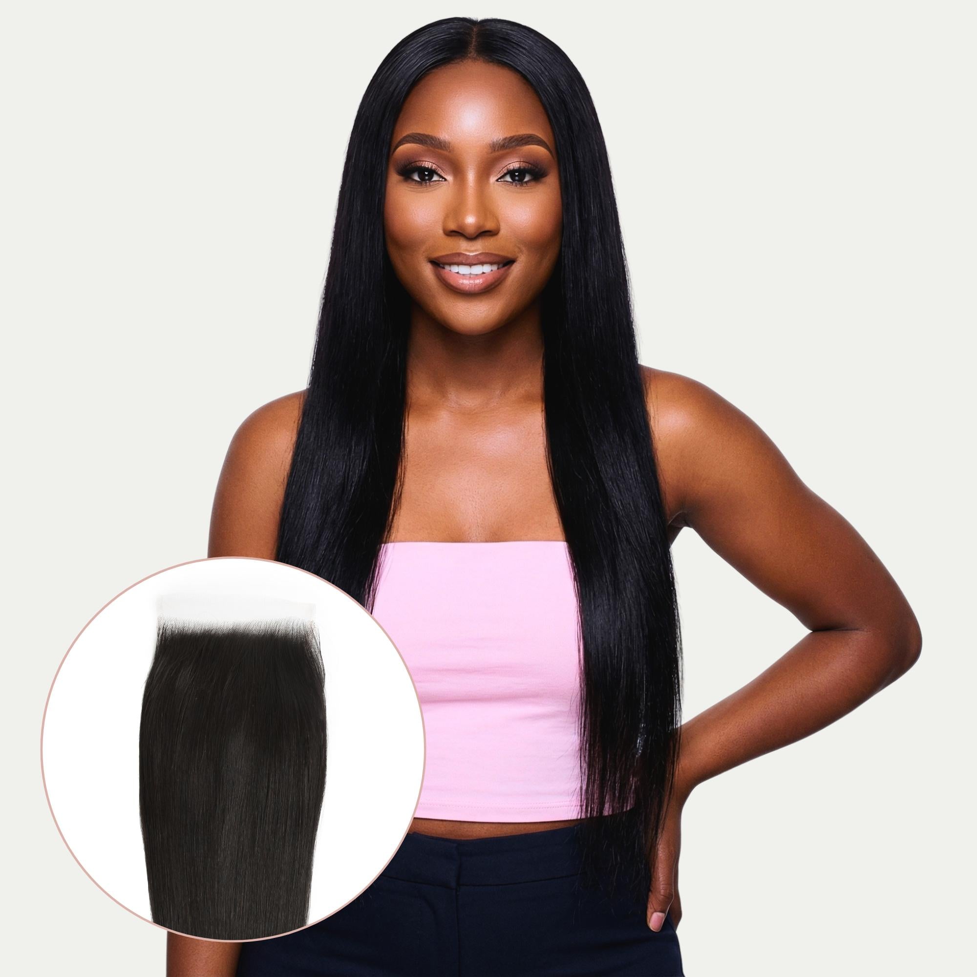 Straight 6x6 HD Lace Human Hair Closure – Private Label