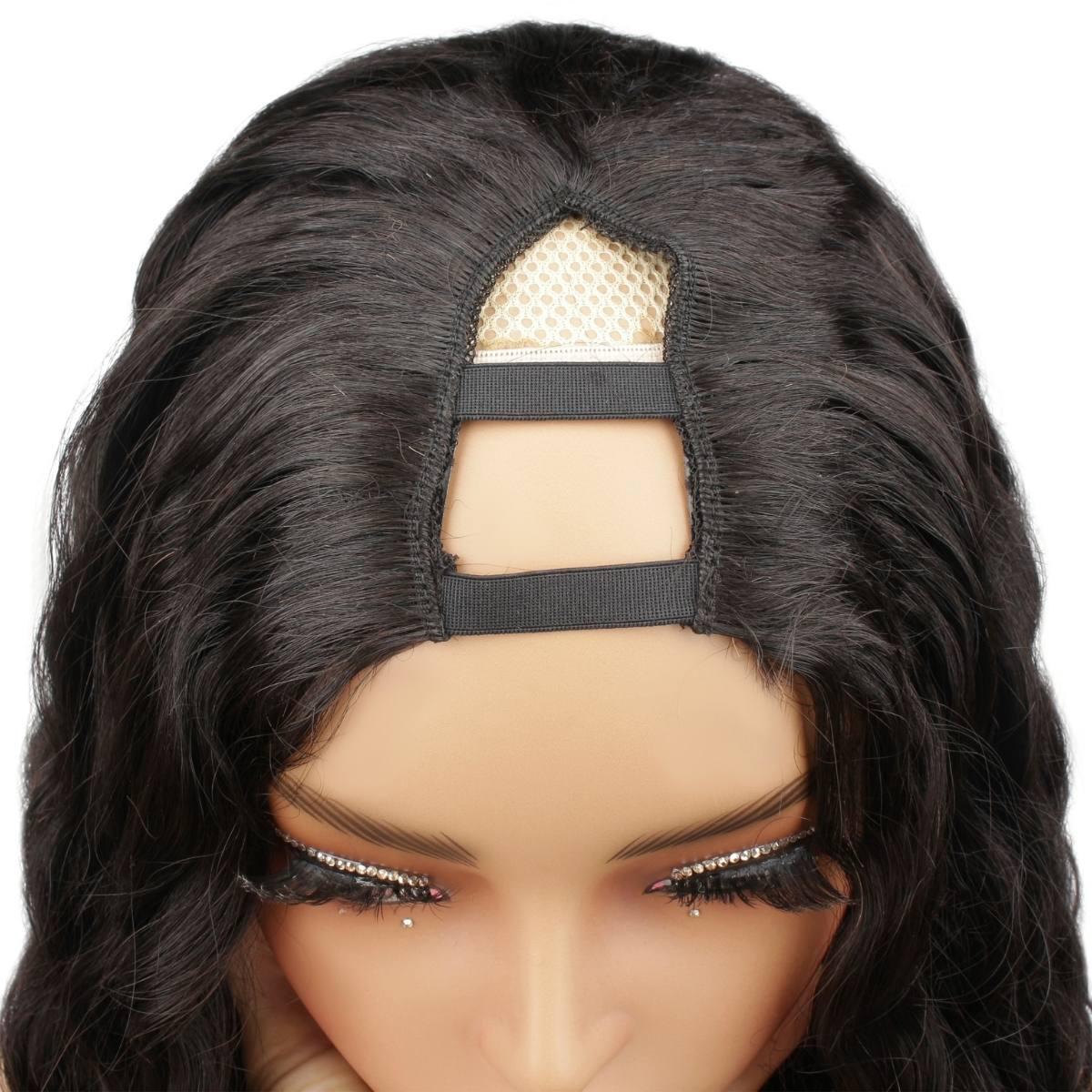 Natural Wave V Part 100% Human Hair Wig
