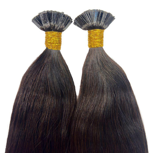 Natural Black Straight Flat-Tip