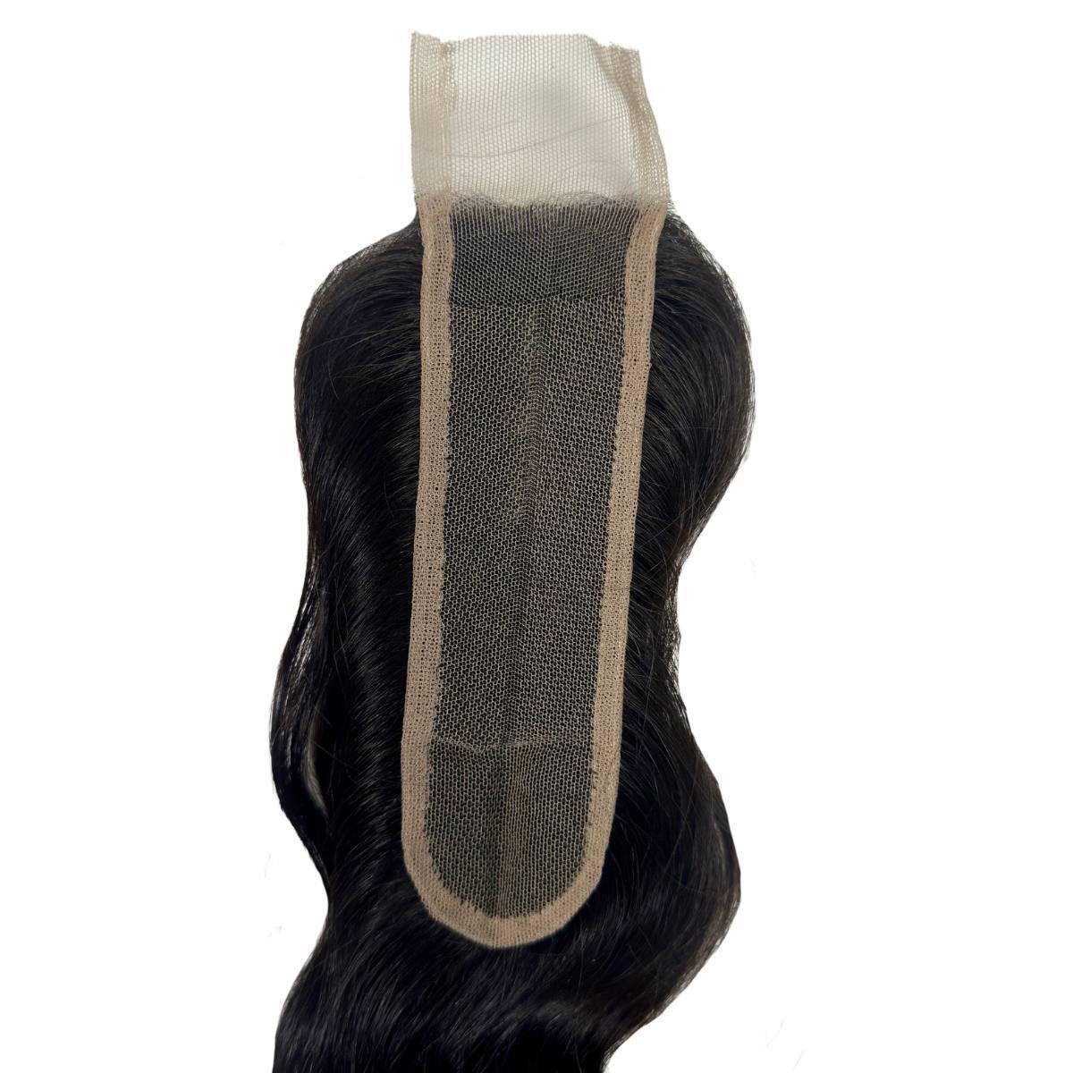 Raw Indian Wavy 2x6 Transparent Lace 100% Human Hair Closure
