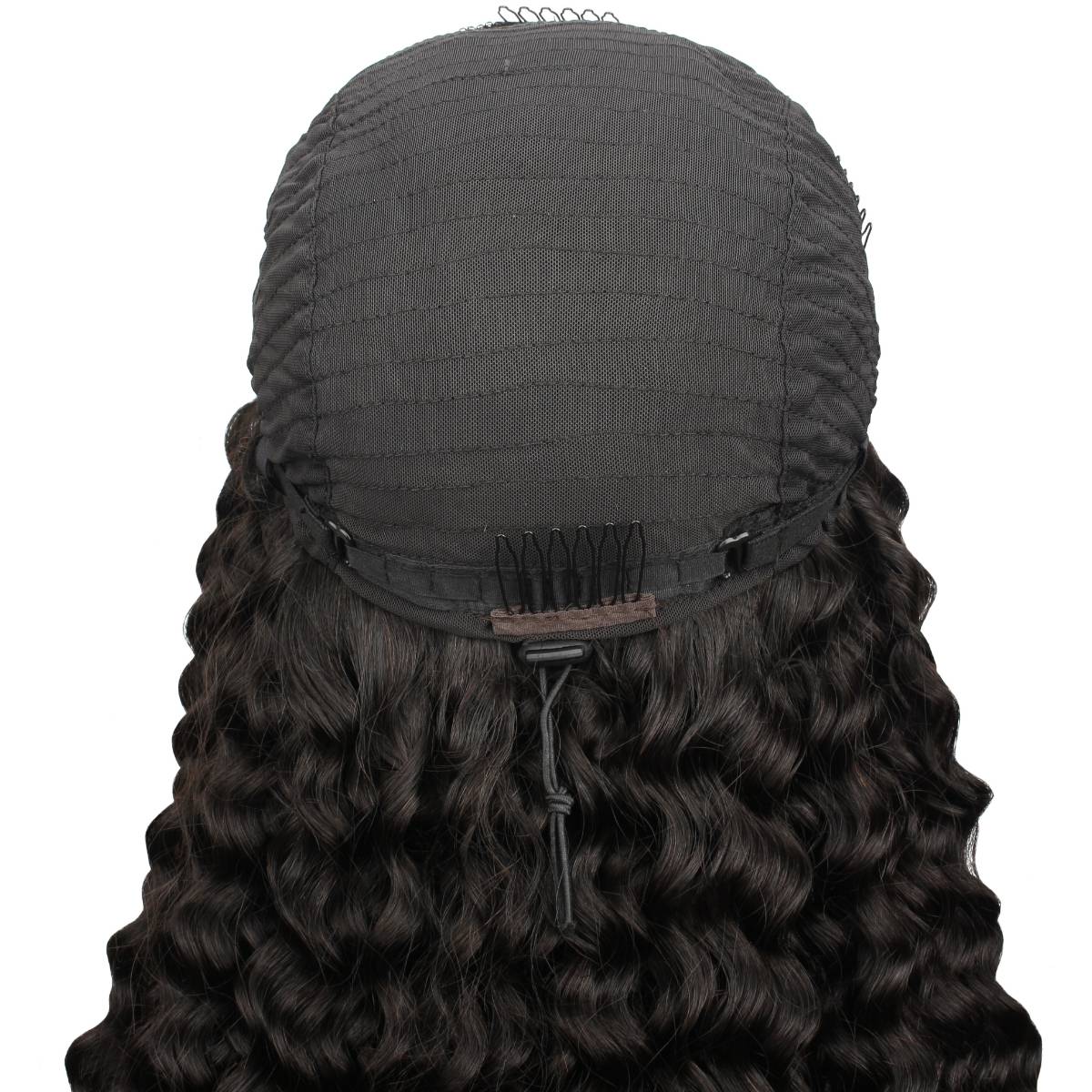 Kinky Curly Human Hair Half Wig