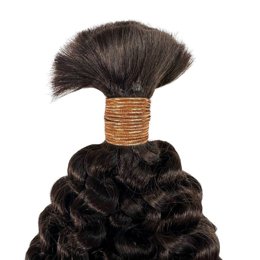 kinky curly bulk hair extensions