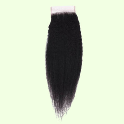 kinky straight hair closure
