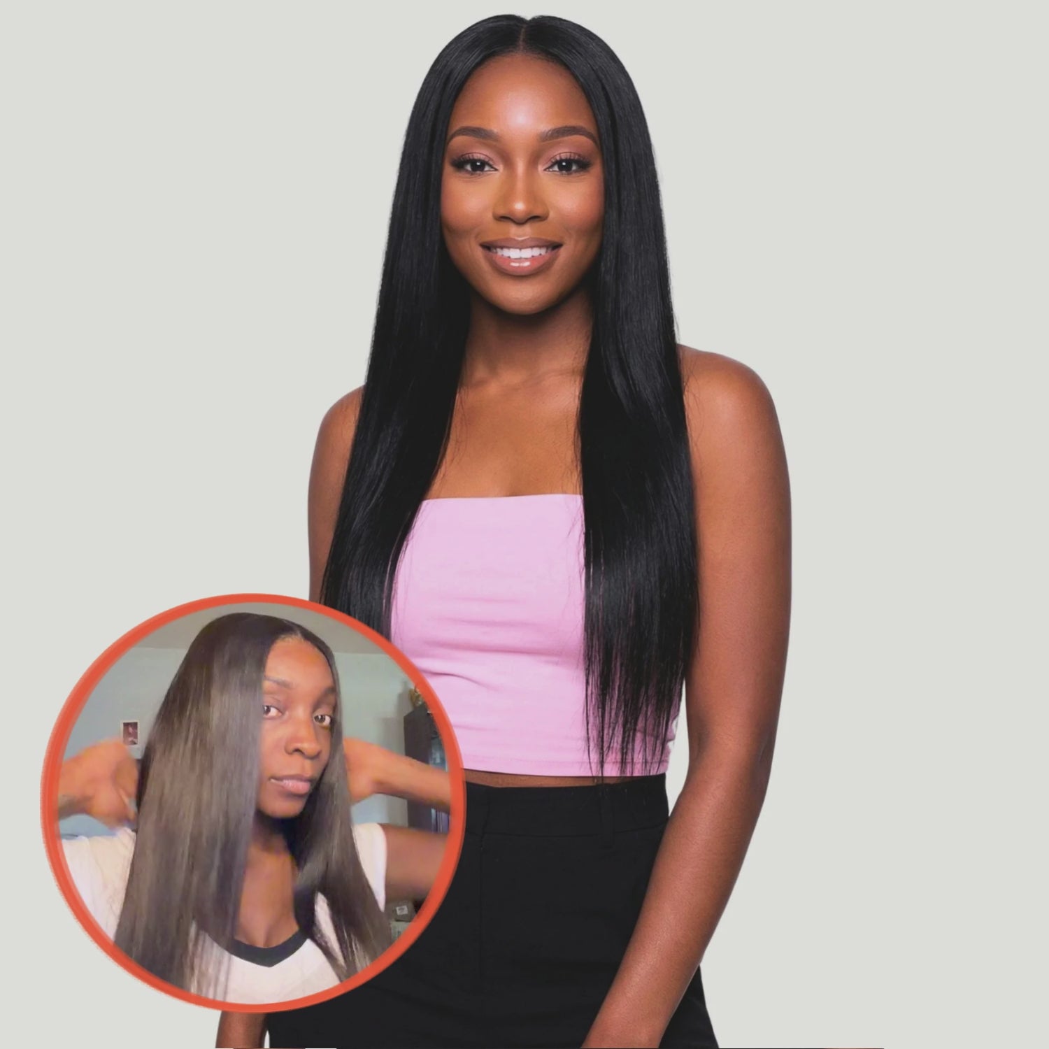 28 Inch Straight Human Hair Bundle 100% Virgin Brazilian Hair Extensions Brazilian Straight Human Hair Bundles 28 Inch 1 Bundle Human  main image 2