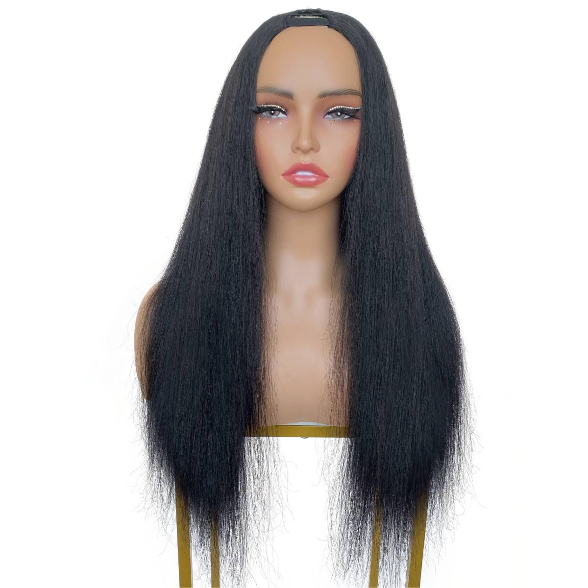 Yaki Straight V Part Wig | Human Hair Wig – Private Label