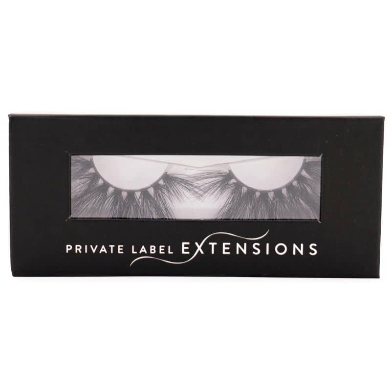 February 25MM mink lash in private label case