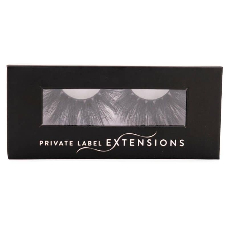 cary 5d mink lashes in private label case