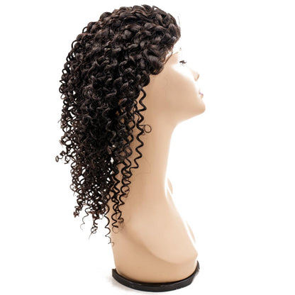 Curly Skin Polyurethane Medial Wig