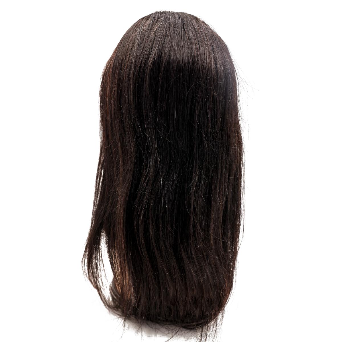 straight fine mono base medical wig