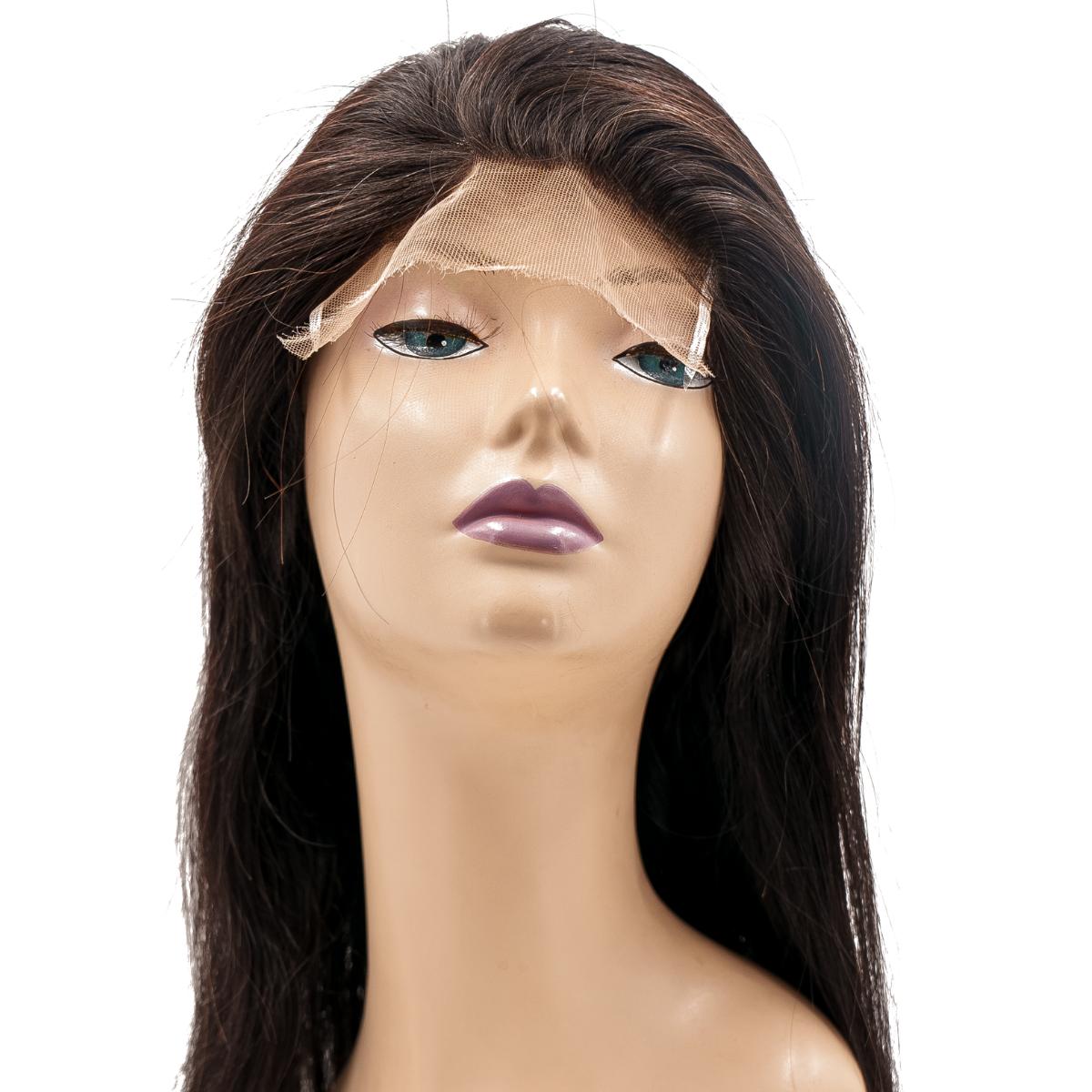 straight fine mono base medical wig