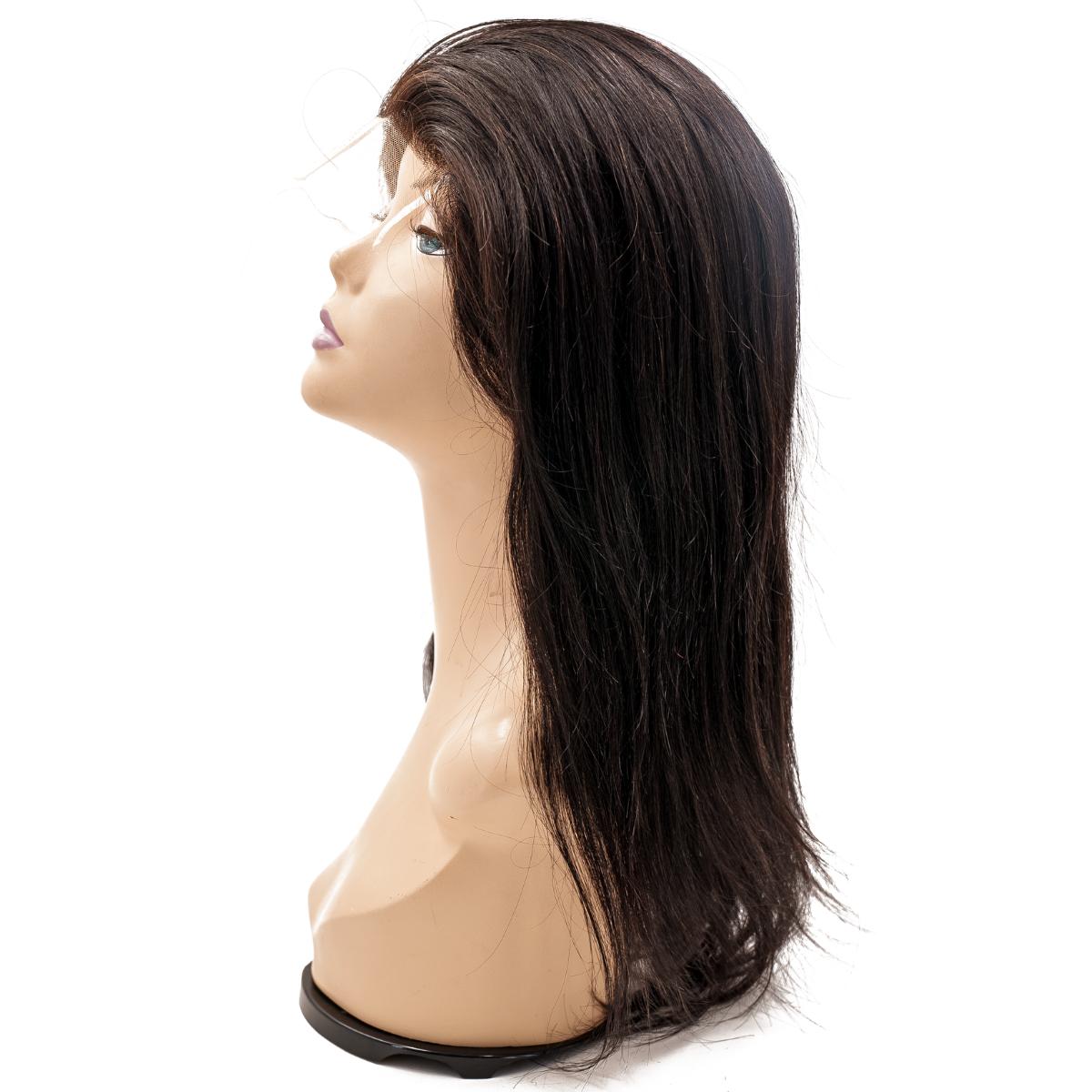 straight fine mono base medical wig