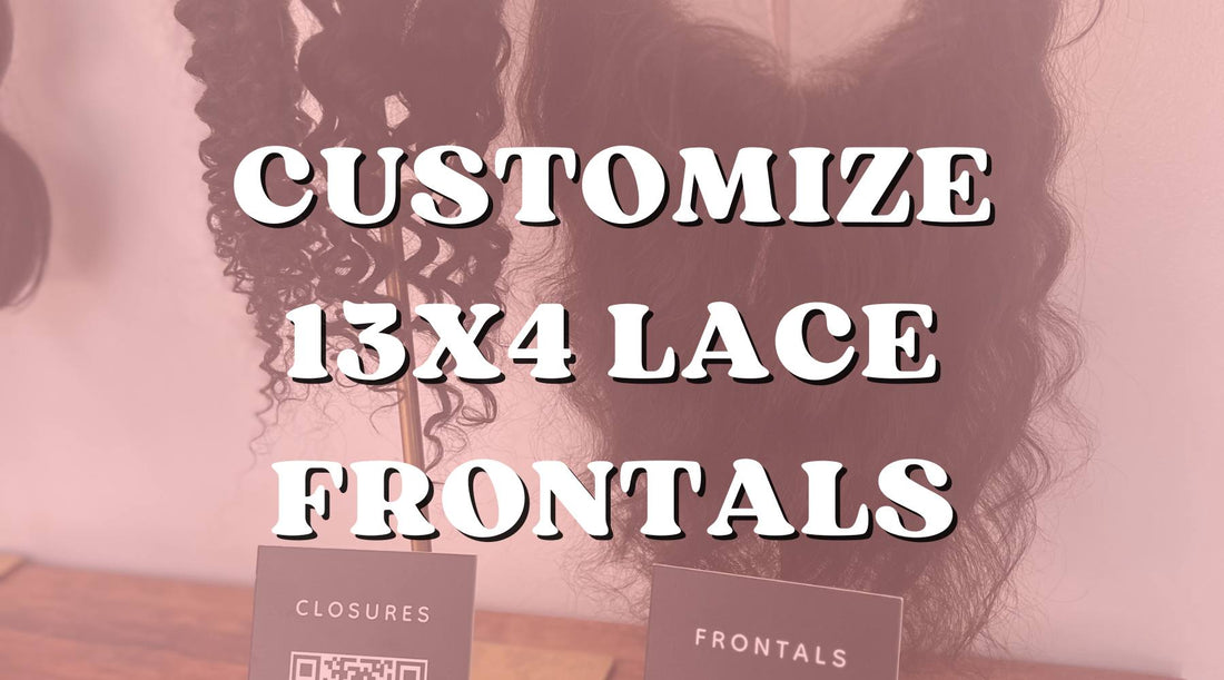 How to Customize Your 13x4 Lace Frontal: Bleaching Knots and Tweezing Tips - Private Label