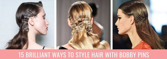 15 brilliant ways to style hair with bobby pins