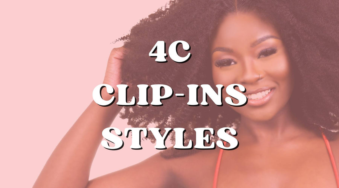 How to Use 4C Natural Hair Afro Clip-Ins with 4C Hair - Private Label