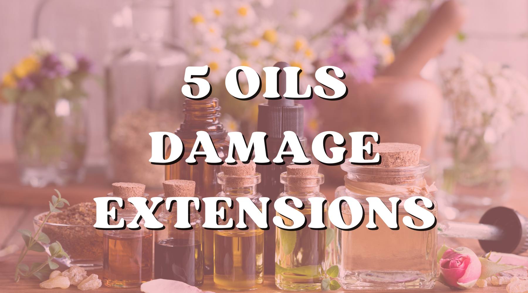 5 Hair Oils That Help Your Natural Hair But Damage Your Extensions - Private Label