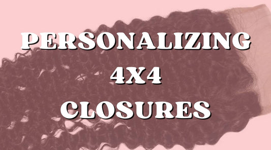 Customizing Your 4x4 Lace Closure: Bleaching Knots and Tweezing the Hairline