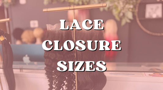 human hair lace closure sizes