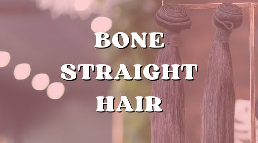 Styling Bone Straight Hair