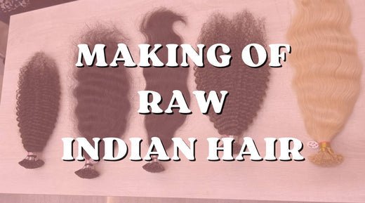 The Journey of Raw Indian Hair: From Temple Donations to Luxurious Extensions - Private Label