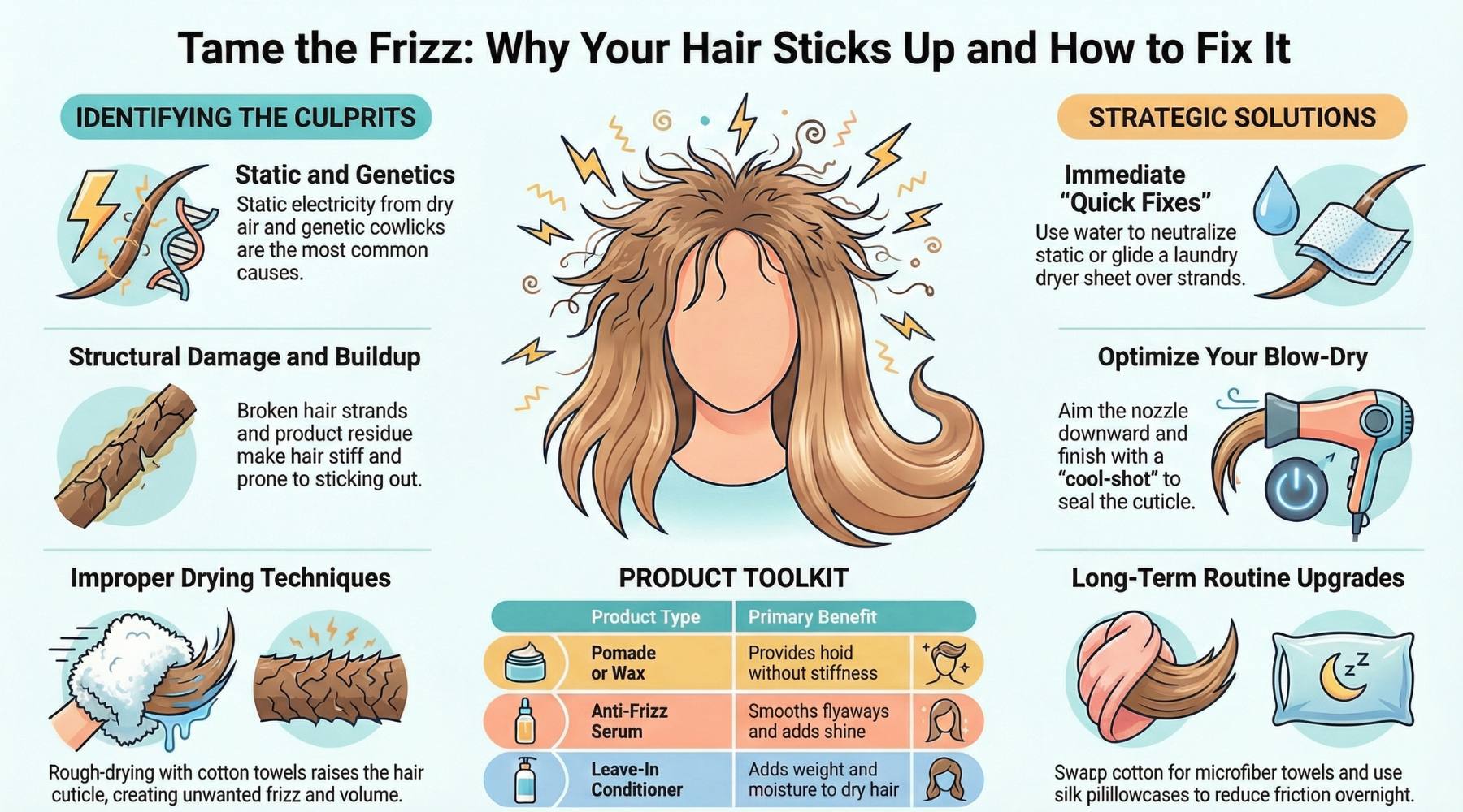 How to Fix Frizzy Hair: 7 Methods That Actually Work (2026) - Private Label