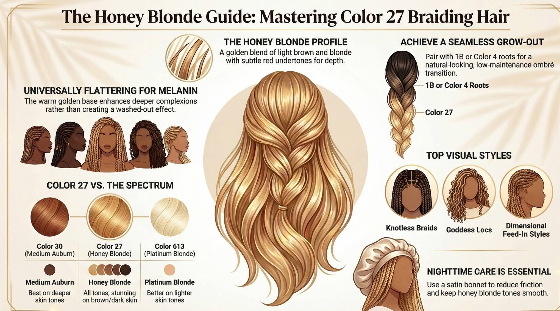 Color 27 Braiding Hair: Honey Blonde Styles, Tips & Shop - Private Label