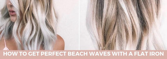 how to get perfect beach waves with a flat iron