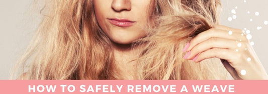 how to safely remove a weave