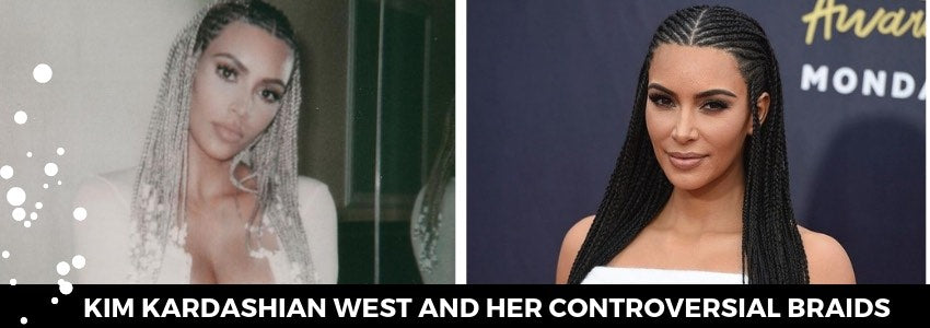 kim kardashian west and her controversial braids