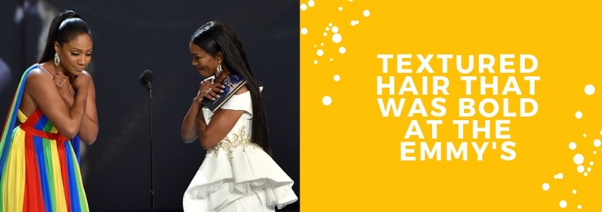 textured hair that was bold at the emmys