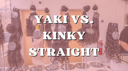 Comparing Yaki Straight Bundles to Kinky Straight Bundles - Private Label