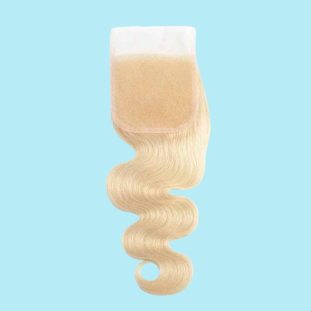 blonde closure