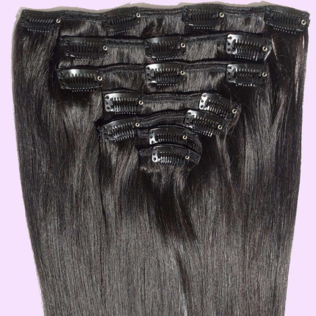 clip-in hair extensions