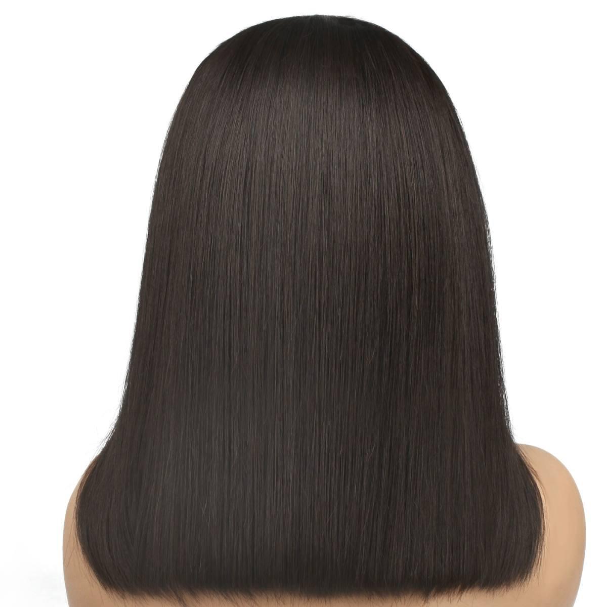 Straight 5x5 HD Lace Closure 100% Human Hair Bob Wig - Private Label